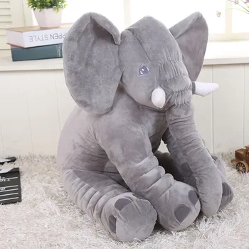 Nu de Bumbac 30cm Elefant copilului Pielea Moale Potoli setea Elefant Playmate Calm Păpușă Potoli setea Jucarii Elefant Perna Jucării de Pluș