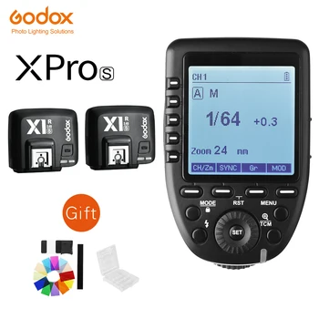 În Stoc GODOX XPro-S TTL 2.4 G Wireless de Mare Viteză de Sincronizare X sistem de Declanșare + Godox 2x X1R-S Receptor Pentru Camere Sony